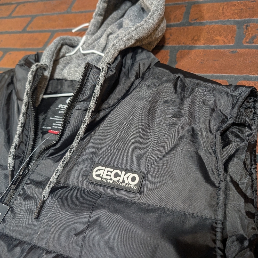 Ecko Unltd Men's XXL Sleek Puffer‎ Gilet - Picture 2 of 11